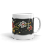 Rogland Rosemåling Norwegian Folk Art Flowers (Norway) - Coffee & Tea Mug