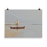 VIKING SHIP (Canvas-like) Photo paper poster