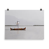 VIKING SHIP (Bold) Photo paper poster