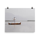 VIKING SHIP (Bold) Photo paper poster