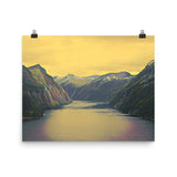 NORWEGIAN FJORD Photo paper poster