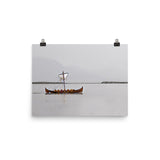 VIKING SHIP (Bold) Photo paper poster