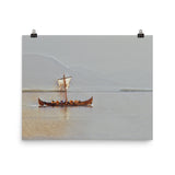 VIKING SHIP (Canvas-like) Photo paper poster