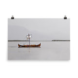 VIKING SHIP (Bold) Photo paper poster
