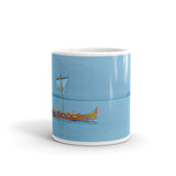 VIKING SHIP (Mosaic Blue) Coffee & Tea Mug