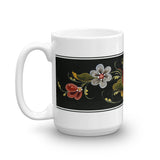 Rogland Rosemåling Norwegian Folk Art Flowers (Norway) - Coffee & Tea Mug