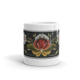Rogland Rosemåling Norwegian Folk Art Flowers (Norway) - Coffee & Tea Mug