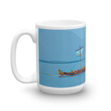 VIKING SHIP (Mosaic Blue) Coffee & Tea Mug