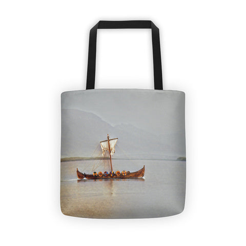 VIKING SHIP (Canvas-like) Tote bag